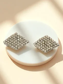 Royalfashion Klipsy kolczyki damskie z cyrkoniami