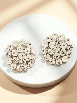 Royalfashion Klipsy kolczyki damskie z cyrkoniami