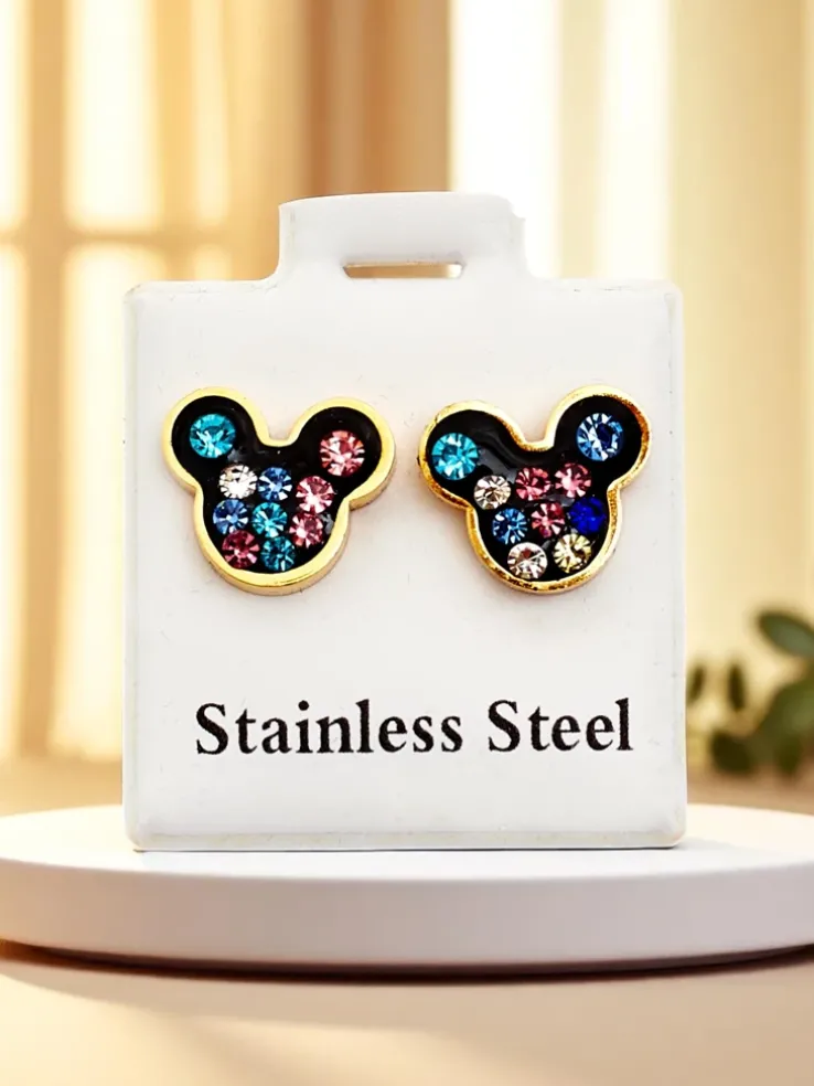 Royalfashion Kolczyki damskie w kształcie misia