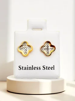 Royalfashion Kolczyki damskie z cyrkoniami