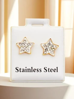 Royalfashion Kolczyki damskie w kształcie gwiazdki