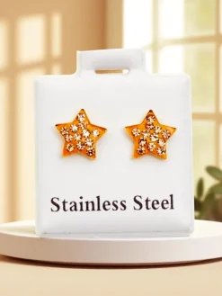 Royalfashion Kolczyki damskie w kształcie gwiazdki