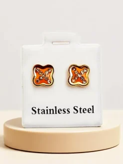 Royalfashion Kolczyki damskie z cyrkoniami