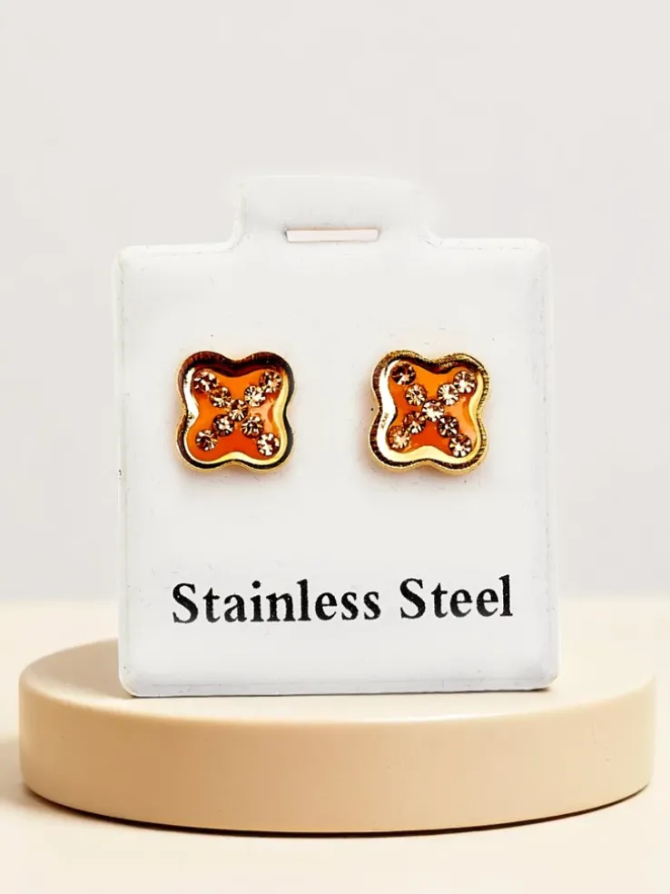 Royalfashion Kolczyki damskie z cyrkoniami