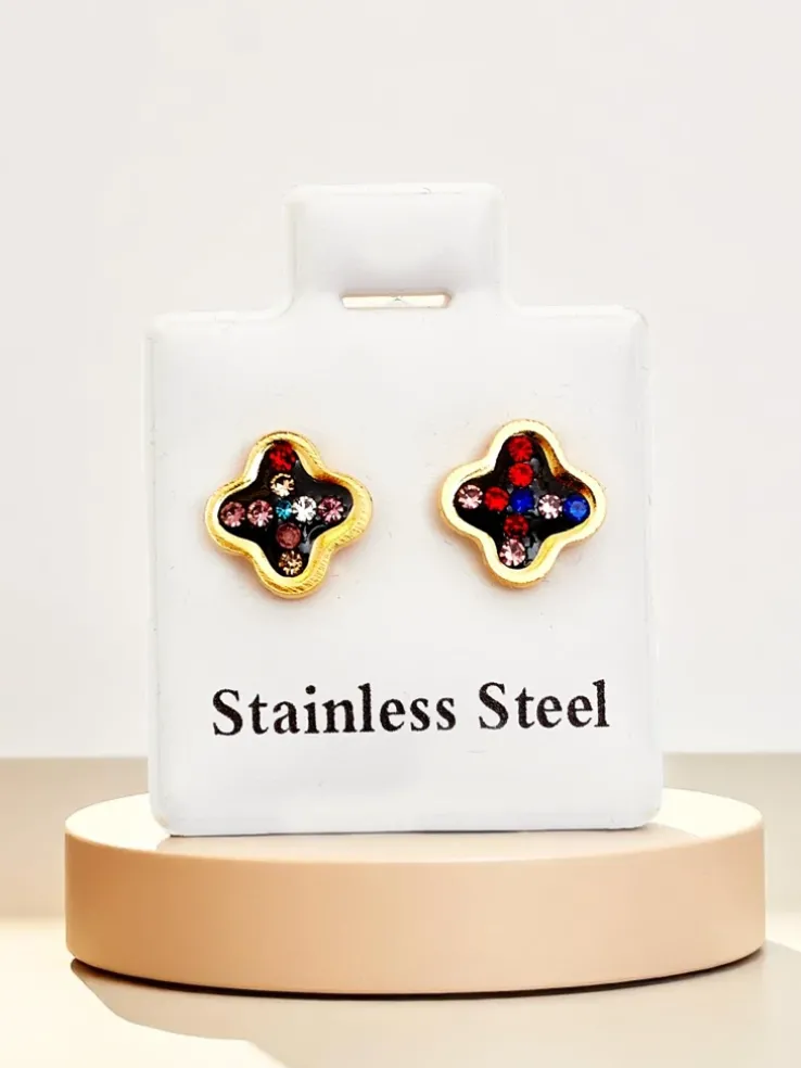 Royalfashion Kolczyki damskie z cyrkoniami