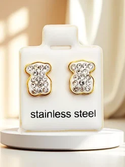 Royalfashion Kolczyki damskie w kształcie misia