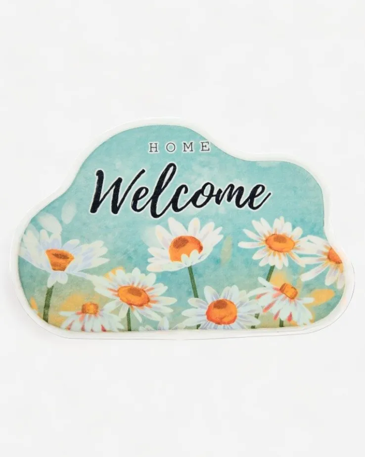 Royalfashion Kolorowy dywanik wycieraczka z kwiatkami 40x60