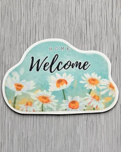 Royalfashion Kolorowy dywanik wycieraczka z kwiatkami 40x60