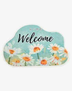 Royalfashion Kolorowy dywanik wycieraczka z kwiatkami 50x80