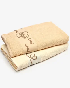 Royalfashion Komplet 2 bawełnianych ręczników