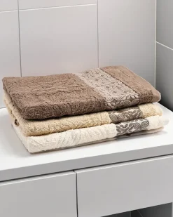 Royalfashion Komplet 3 ręczników łazienkowych