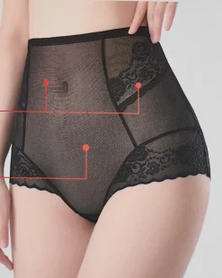 Royalfashion Koronkowe majtki damskie typu figi