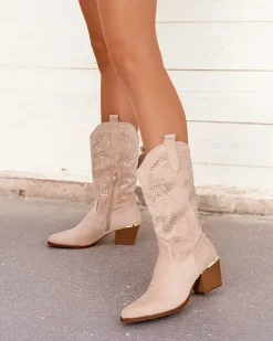 Royalfashion Kowbojki damskie na obcasie Kellib