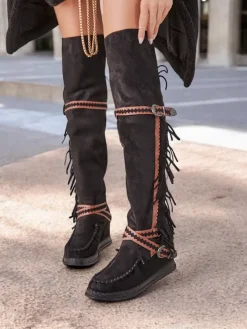 Royalfashion Kozaki damskie za kolano Eliferse