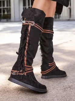 Royalfashion Kozaki damskie za kolano Eliferse