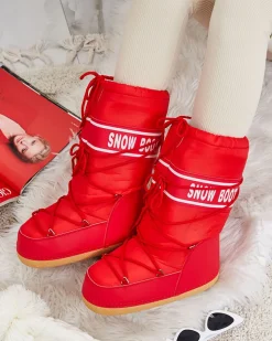 Royalfashion Kozaki damskie a'la śniegowce Snieug