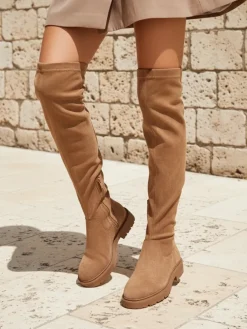 Royalfashion Kozaki damskie za kolano Remelsie