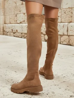 Royalfashion Kozaki damskie za kolano Remelsie