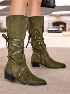 Royalfashion Kozaki na niskim obcasie Rolizoo