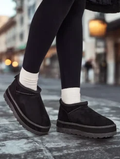 Royalfashion Krótkie buty a'la śniegowce damskie Biovve