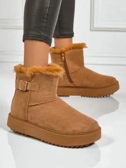 Royalfashion Krótkie buty a'la śniegowce damskie Aurelia Classico