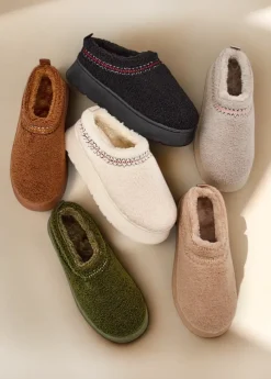 Royalfashion Krótkie buty a'la śniegowce damskie Esel