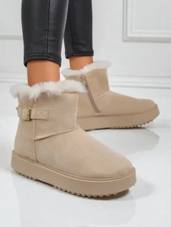 Royalfashion Krótkie buty a'la śniegowce damskie Aurelia Classico