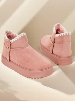 Royalfashion Krótkie buty a'la śniegowce damskie Ewioz