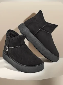 Royalfashion Krótkie buty a'la śniegowce damskie Ewioz