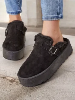 Royalfashion Krótkie buty a'la śniegowce bez pięty damskie Poctes