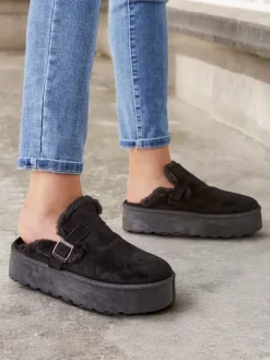 Royalfashion Krótkie buty a'la śniegowce bez pięty damskie Poctes