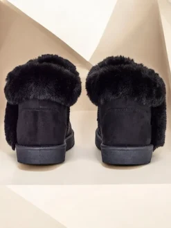 Royalfashion Krótkie damskie buty a'la śniegowce Giesi