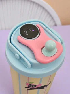 Royalfashion Kubek termiczny z ustnikiem i czujnikiem temperatury Cute Animals