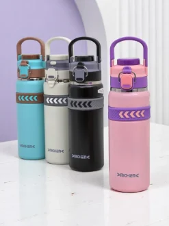 Royalfashion Kubek termiczny bidon z ustnikiem i uchwytem Sports Experts