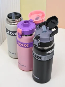 Royalfashion Kubek termiczny bidon z ustnikiem i uchwytem Sports Experts