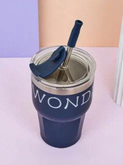 Royalfashion Kubek termiczny ze słomką Beautiful