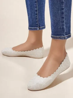 Royalfashion Kwiatowe damskie baleriny Magerro