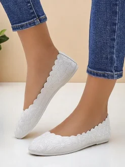 Royalfashion Kwiatowe damskie baleriny Magerro