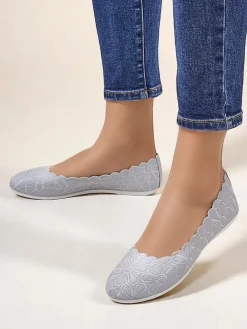 Royalfashion Kwiatowe damskie baleriny Magerro