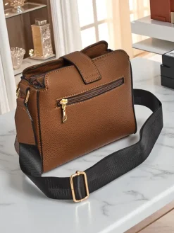 Royalfashion Lakierowana mała damska torebka z eko skóry QuiltMini Bag