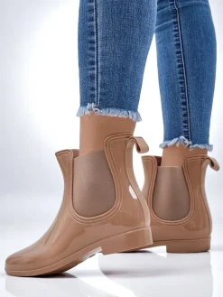 Royalfashion Lakierowane damskie kalosze Seris