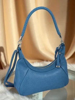 Royalfashion Mała damska torebka z eko skóry z ozdobnym paseczkiem Lacquea