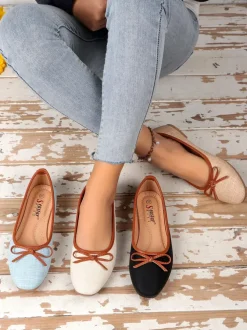 Royalfashion Matowe damskie baleriny Saaferr