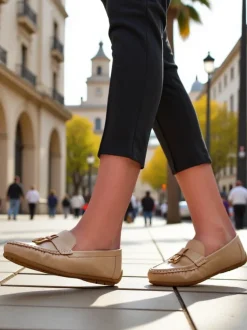 Royalfashion Matowe mokasyny damskie Timmone