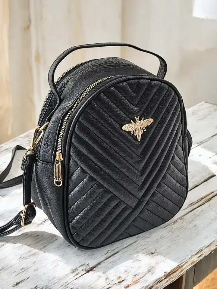 Royalfashion Mały damski eko-skórzany plecak