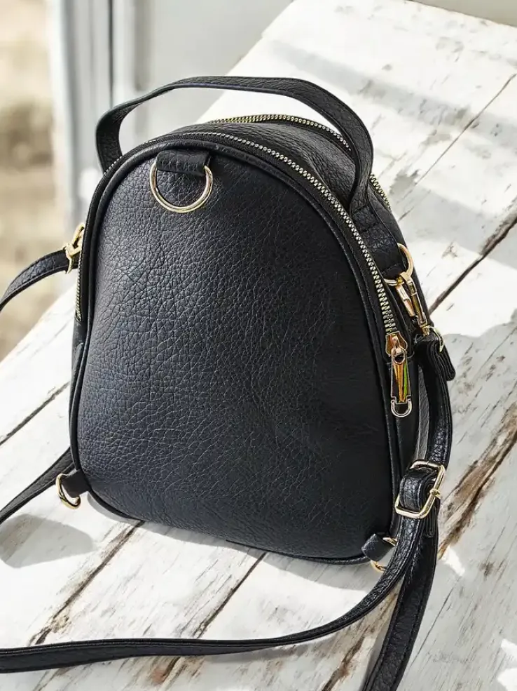 Royalfashion Mały damski eko-skórzany plecak