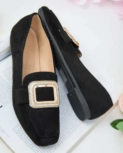 Royalfashion Mokasyny damskie z klamerką Serbento