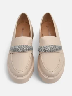 Royalfashion Mokasyny damskie z cyrkoniami Emerne