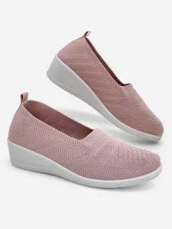 Royalfashion Mokasyny damskie na niskim koturnie Epoles