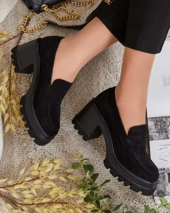 Royalfashion Mokasyny damskie na słupku Narvoti